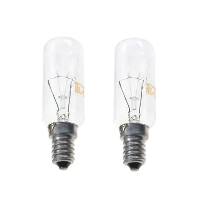 £6.99 • Buy WHIRLPOOL X 2 Fridge Freezer Lamp Light Bulb 25w E14 84mm X 25mm