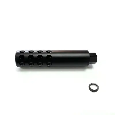 1/2x28 Thread Extra Long Muzzle Brake .22/.22LR Compensator 5.5  Long • $29.99