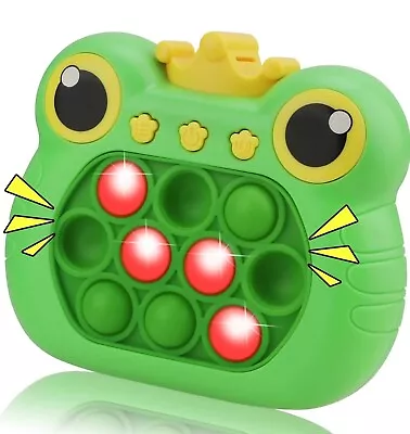 Quick Push Game Fidget Spinner Toys Light Up Push Pop Controller-Anxiety-FROG • £9.99