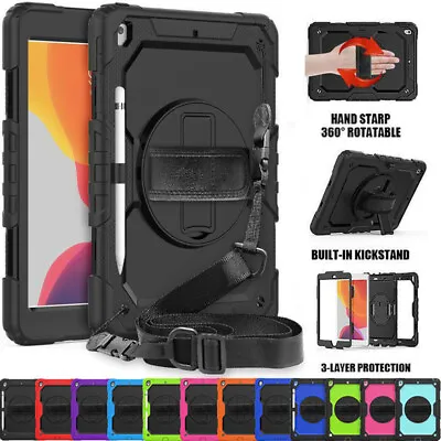 $31.69 • Buy For IPad 5/6/7/8/9th Gen Mini Air Pro 11 12.9 Heavy Duty Armor Stand Case Cover