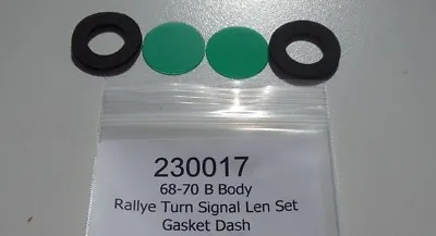 Mopar 68-70 B Body Rally Dash Turn Signal Lens SET NEW 230017 • $8.95