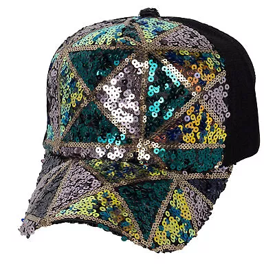 Top Headwear Fashion Sequin Mesh Adjustable Trucker Hat • $12