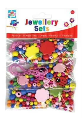 Kids Creative Make Your Own Bracelet Making Kit Set Kids Activity Necklace Charm • £3.94