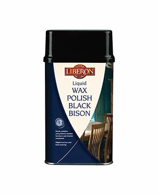 Liberon Black Bison Liquid Wax 500ml And 5 Litre - Lustrous & Hardwearing Finish • £60.19