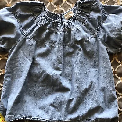 Madewell Womens Medium Shirt Denim  Blue Chambray  Top • $15