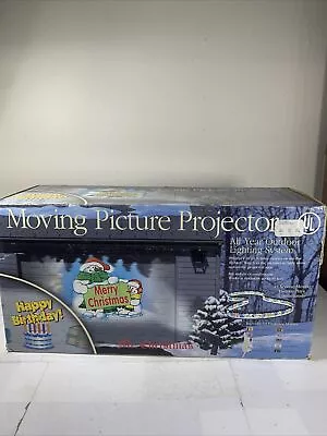 Mr. Christmas Moving Picture Projector Outdoor Lighting System WORKS All Seasons • $49.99