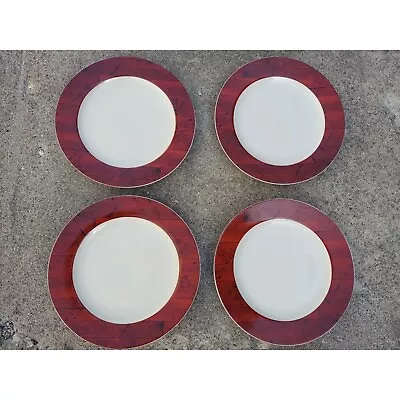 4 Warren Kimble Barns 11  Dinner Plates • $42.95