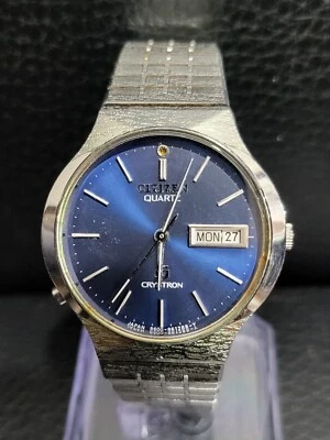 $333.33 • Buy Citizen Crystron LED 4-860683 Quartz Day Date / 1976 Japan Made SUPER RARE