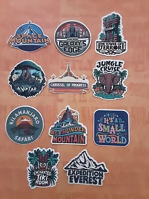 Walt Disney World Attractions And Lands Inspired Stickers Handmade • £1