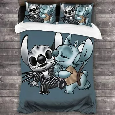 Stitch & Lilo Nightmare Before Xmas Bedding Set • $76.50