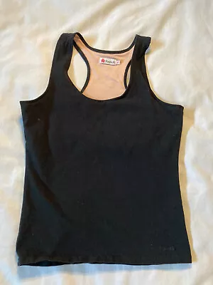 Manuka Racerback Black Sports Exercise Yoga Top XL • £12.44