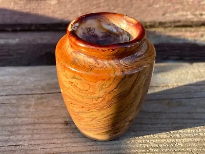 Vtg Miniature Ozark Skag Vase Mission Swirl Art Pottery 2  • $49.95