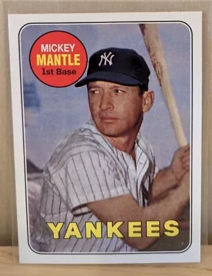 1996 Topps 1969 SWEEPSTAKES Mickey Mantle Yankees UNMARKED REDEMPTION /2500 • $14.95