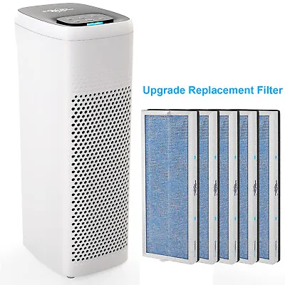 Air Purifier For Home Large Room H13 True HEPA Washable Filter Smoke Dust Pollen • $109.99