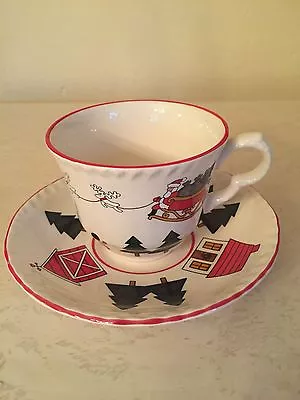 Mason's CHRISTMAS VILLAGE Cup And Saucer Made In England! • $17.99