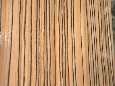 Zebrawood Wood Veneer Composite 48  X 120  With Paper Backer 1/40  Thickness EFW • $240