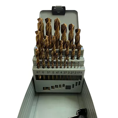 Cobalt Jobber Twist Drill Bit Sets For Drilling Stainless Steels & Hard Metals  • £49.69