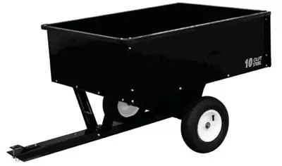 500 Lb Steel Utility Dump Cart  Tow Behind Tractor ATV Garden Lawn Hauling Wagon • $221.99
