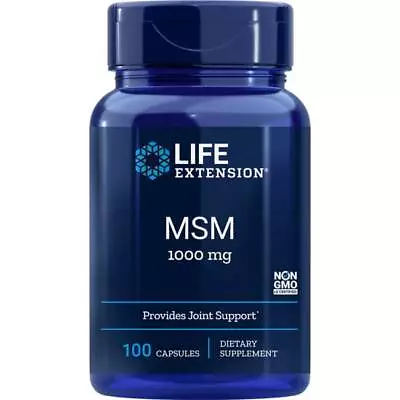 Life Extension Msm 1000 Mg 100 Caps • $10.50