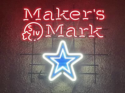 Maker’s Mark/Dallas Cowboys Bar LED Sign 26 X 30 Inch • $199.99