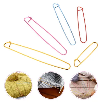  10 Pcs Cable Holder Knitting Crochet Marker Big Buckle Tool • £9.19