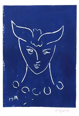 Original Matisse Signed Linocut Hand Printed C1950 From Original Block With COA • $110.66