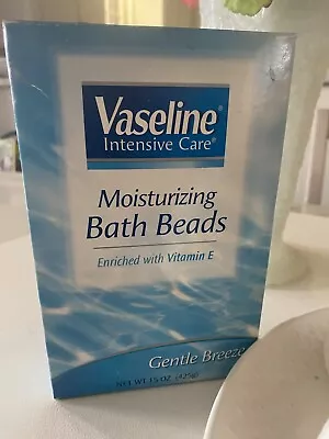 Vaseline Intensive Care Moisturizing Bath Beads Gentle Breeze Vitamin E 15 OZ NC • $24.95