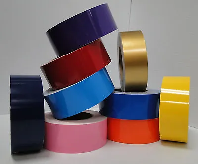 1/4  X 150 Ft Roll Vinyl Pinstriping Vinyl Striping Tape 25 Colors Available!  • $19