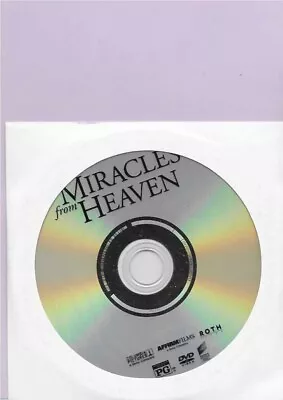 Miracles From Heaven (2016) - DVD - DISC ONLY - Jennifer Garner • £2.12