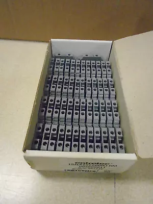 New Box Of 50pcs Entrelec Mini Feed Through Terminal Blocks With 3 End Stops • $44.99