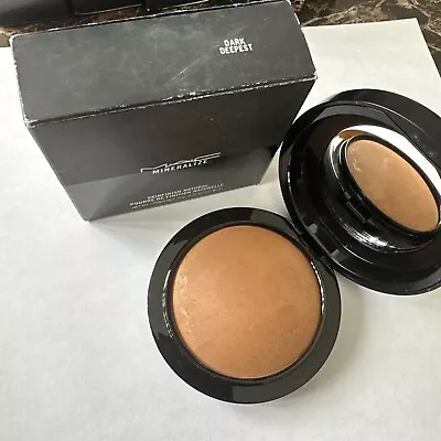 MAC Mineralize SKINFINISH NATURAL Silky Face Powder Shade DARK DEEPEST 10g/.35oz • $29.89