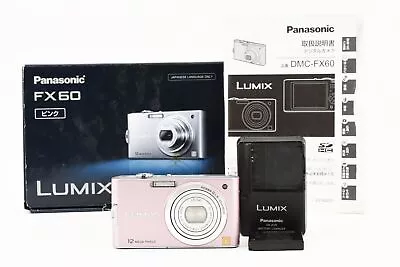 Panasonic LUMIX FX DMC-FX60 Compact Digital Camera Pink [Exc] From Japan E1436 • $170.69