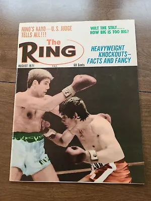 $20 • Buy Vintage The Ring Magazine. August 1971. K584