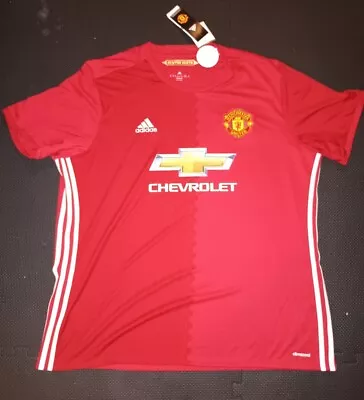 Manchester United New Adidas Jersey 2XL XXL Climacool Man U Jersey • $25