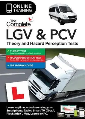 £18.29 • Buy The Complete LGV & PCV Theory & Hazard Perception Tests (Online Subscription) By