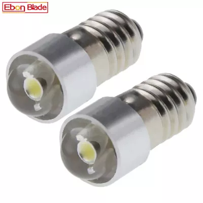E5 E5.5 LED White COB 0.5W 3V 6V 12V 24V Miniature Screw Dolls House Light Bulb • £4.99