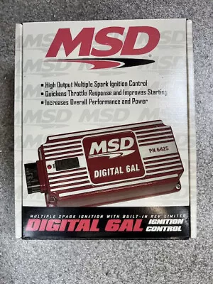 MSD Ignition 6425 Digital 6AL Ignition Control Module W/ Rev Control RED MSD 6AL • $329.95