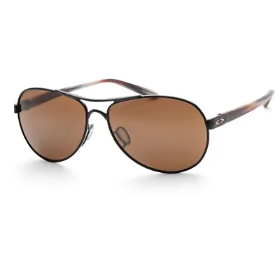 OAKLEY TIE BREAKER OO 4108-18 Black Woodgrain / Prizm Tungsten Sunglasses • $83.99