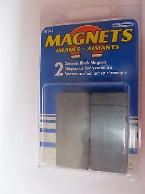 Master Magnetics Ceramic Block Magnets Pk/2  #07044 NEW • $4.39