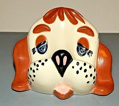 Arnels Ceramic Dog Head Eyeglass Holder Hand Painted  Arner Puppy Vintage  • $11.99