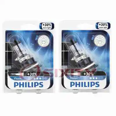 2 Pc Philips High Low Beam Headlight Bulbs For Saab 900 9000 1986-1994 Oc • $17.83