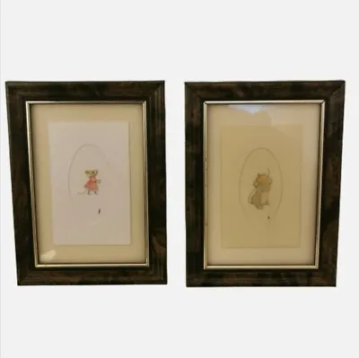 3D Nursery Art. Mice. Mouse. Kids Picture. Animal Artwork. Vintage Retro. • £20