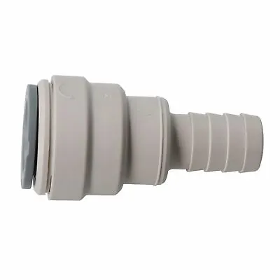 £10.90 • Buy 15mm Push Fit Pipe To 1/2  Hose Tail Barb Adapter Fitting John Guest Speedfit