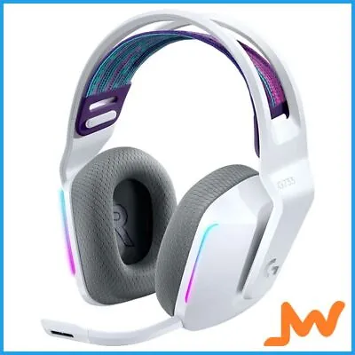 Logitech G733 Lightspeed Wireless RGB Gaming Headset - White • $210