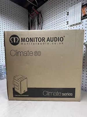 Monitor Audio CL60W Audio Climate 60 6.5  2-Way Pair Of Outdoor Speakers White • $565