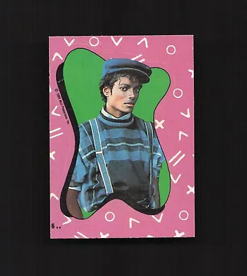 1984 Topps Michael Jackson Sticker #6 King Of Pop • $2.99