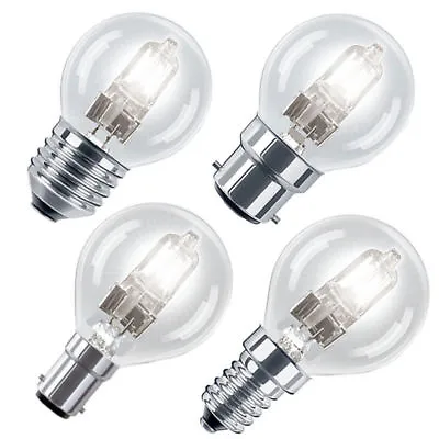 5x Eveready ECO Halogen Energy Saving Golf Ball Bulb 20w 33w 48w E14 B22 E27 B15 • £10.50