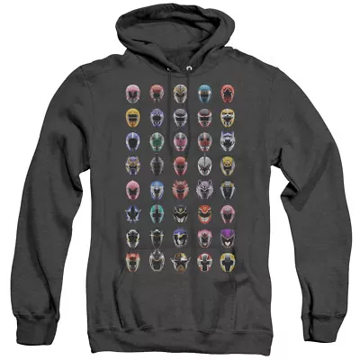 POWER RANGERS VISUAL TIMELINE Licensed Hooded Sweatshirt Heather Hoodie SM-3XL • $47.95