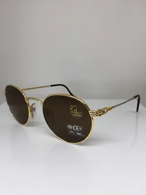 New Vintage FRED Lunettes Ouragan Gold Bicolore C. 001 Sunglasses 53-21mm France • $899.99