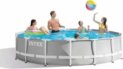 Intex 26700NP Swimming Pool Metal Frame Round Swimming Pool 305m X 76cm 10' 30  • £99